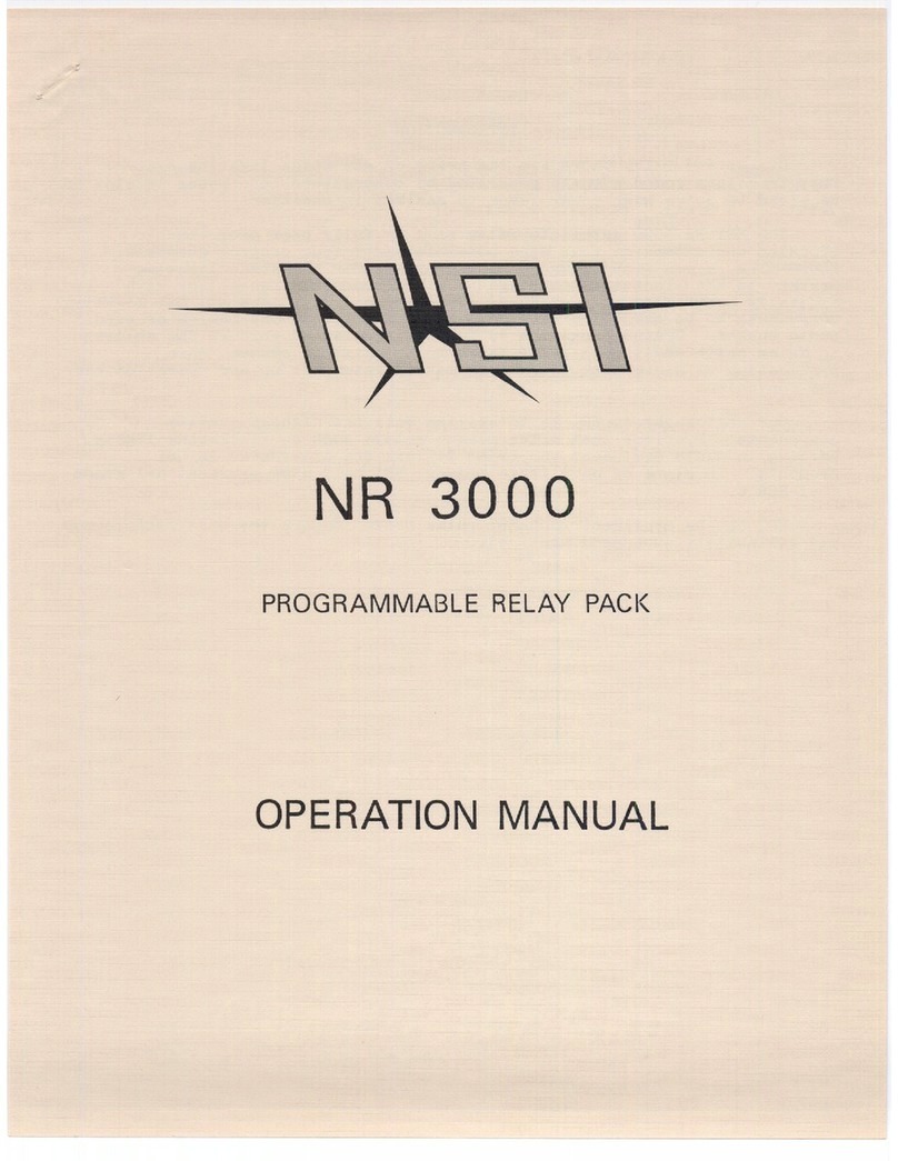 NSI 3004 Operation manual