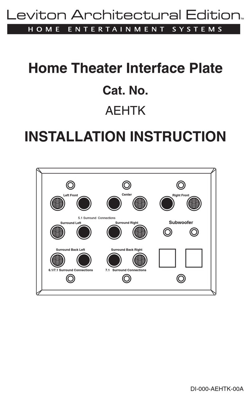 Leviton AEHTK Installation instruction