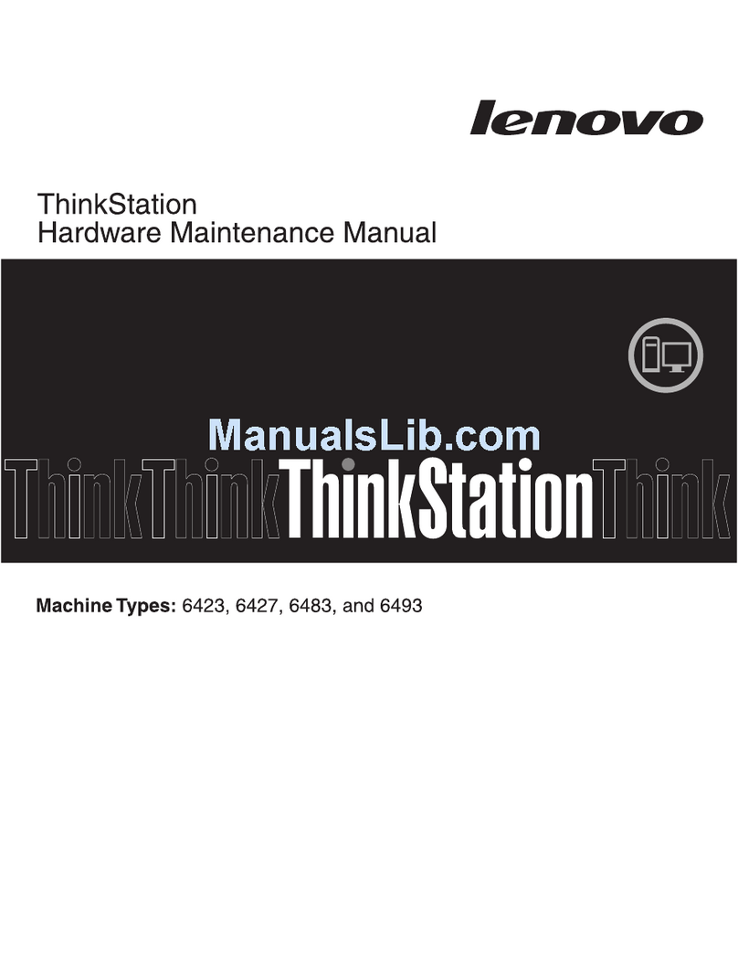 Lenovo ThinkStation C20x 4269 Installation instructions