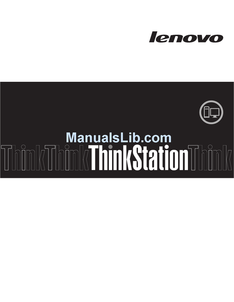 Lenovo ThinkStation E20 4215 User manual