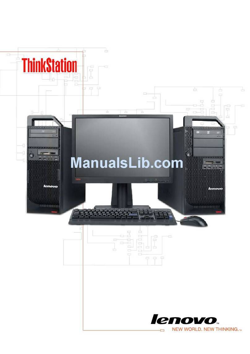 Lenovo ThinkStation D10 6493 User manual