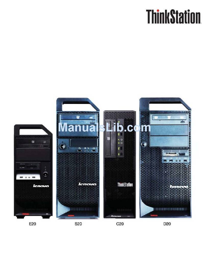 Lenovo ThinkStation C20 4265 User manual