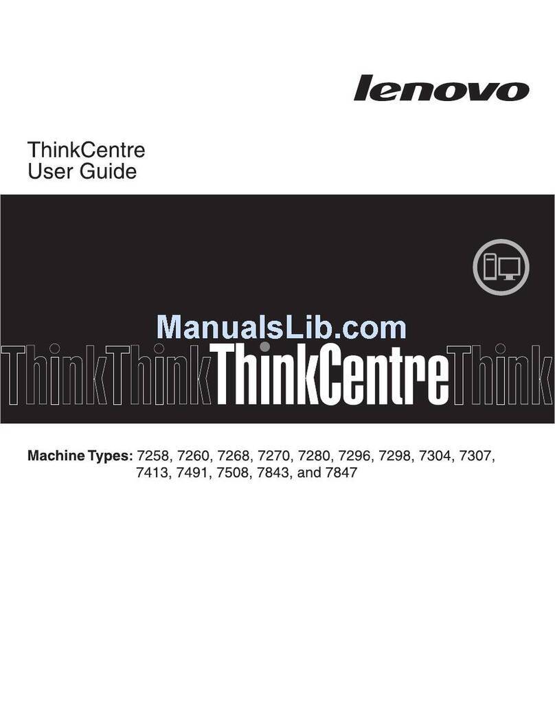 Lenovo ThinkCentre M58e 7268 user guide
