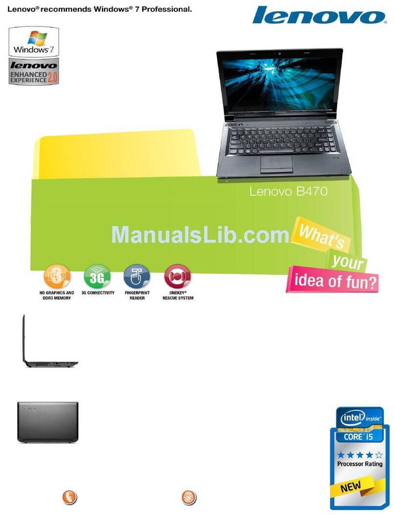 Lenovo 431523U User manual