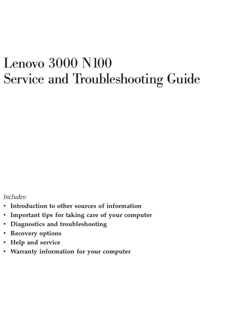 Lenovo 3000 N100 0689 supplementary guide