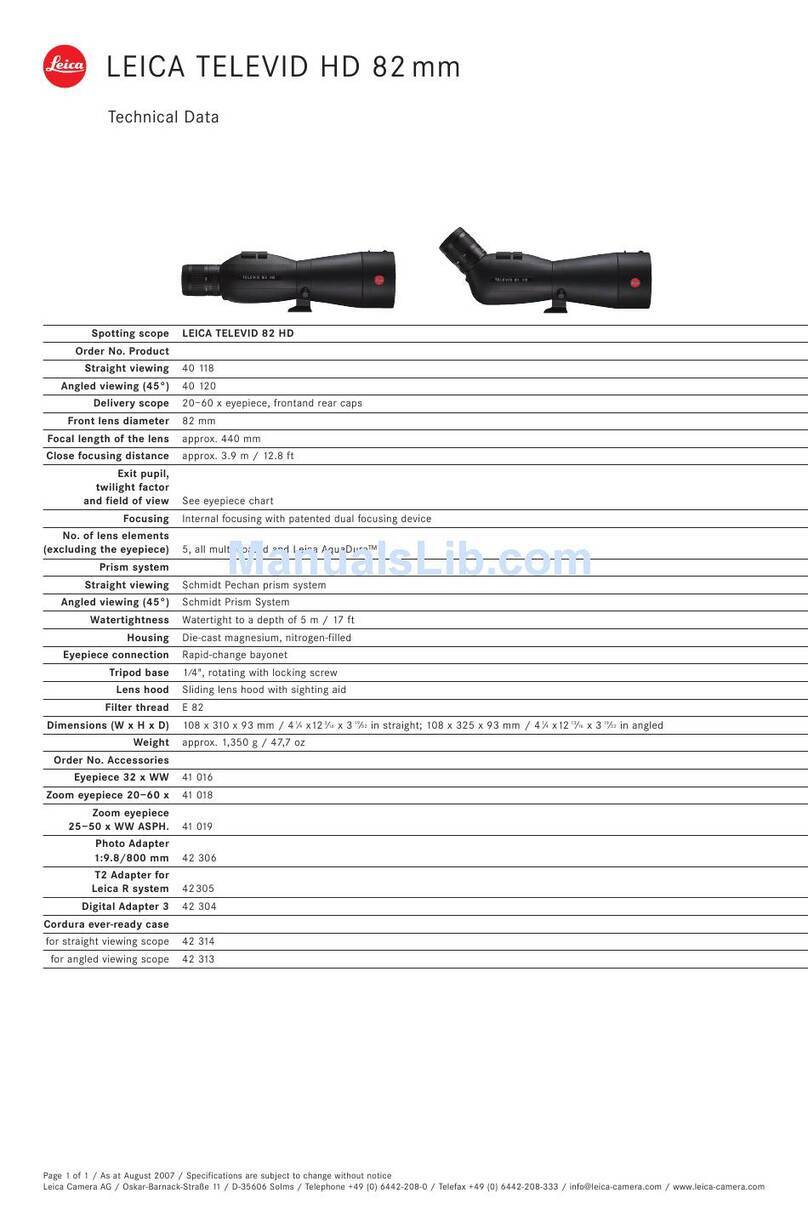 Leica 82 HD Specifications