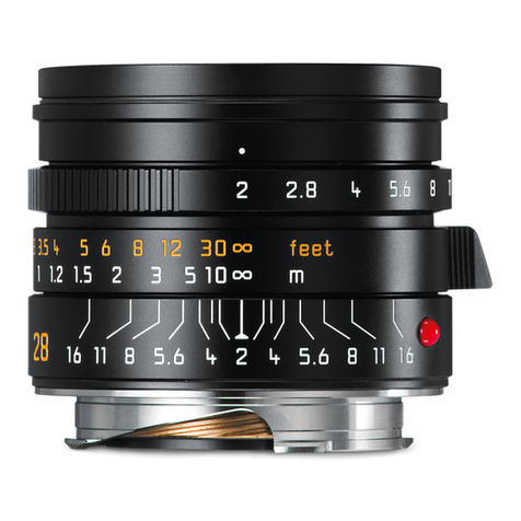 Leica Summicron-M 28mm f/2 ASPH User manual Leica Summicron-M 28mm f/2 ASPH User manual