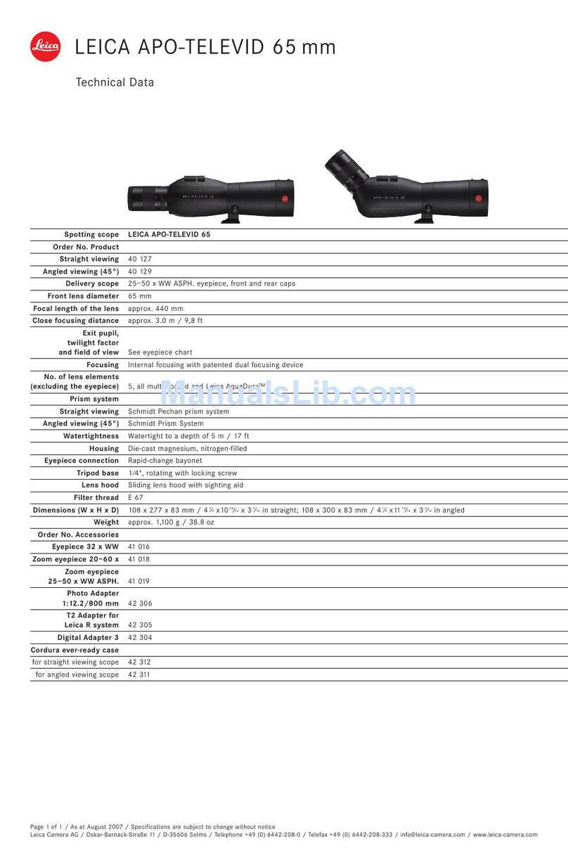 Leica APO-TELEVID 65 Specifications