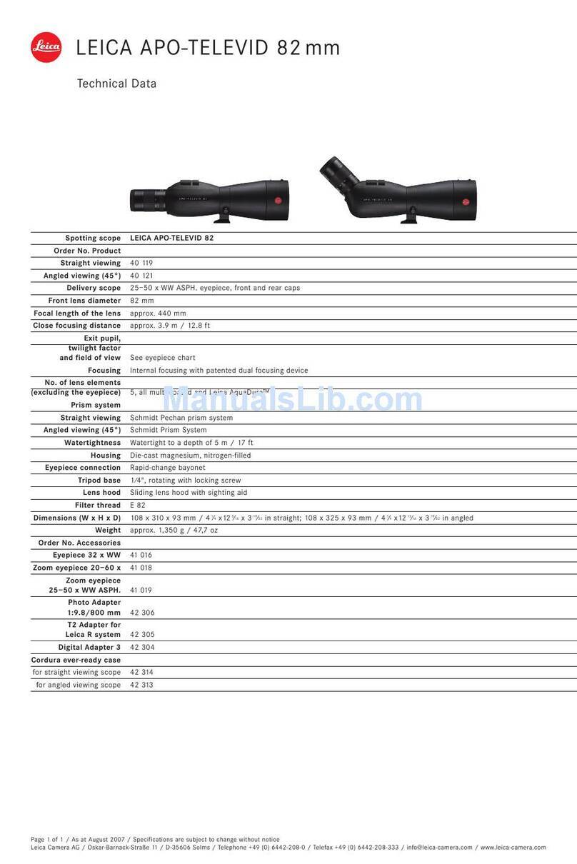 Leica 82 Specifications