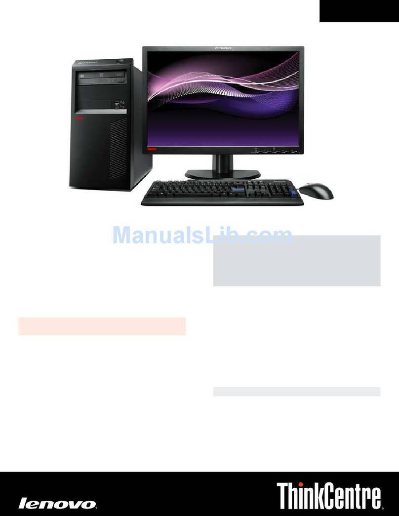 Lenovo ThinkCentre A58e 3425 User manual