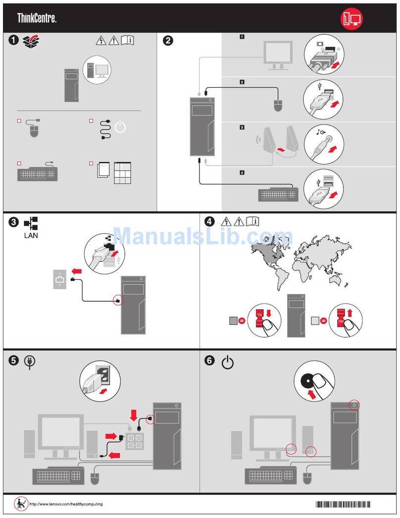 Lenovo ThinkCentre A58e 3425 User manual