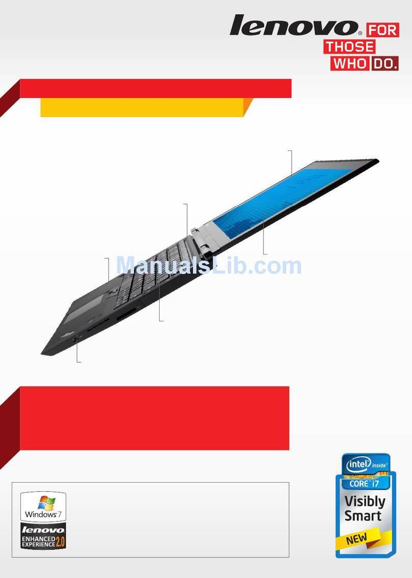 Lenovo ThinkPad X1 User manual