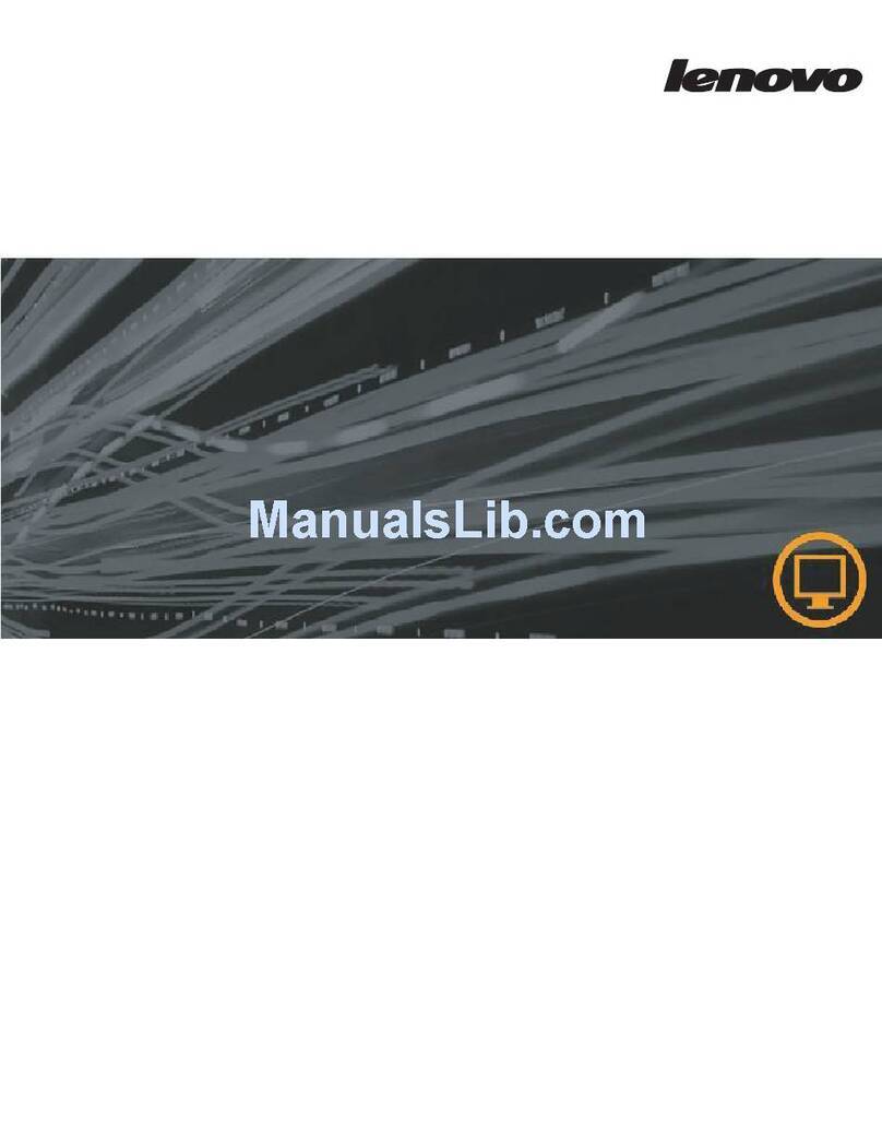 Lenovo ThinkVision D186 User manual