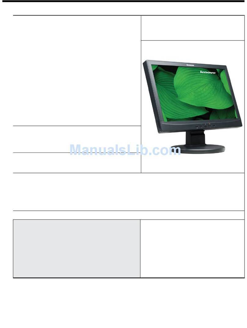 Lenovo ThinkVision D156 User manual