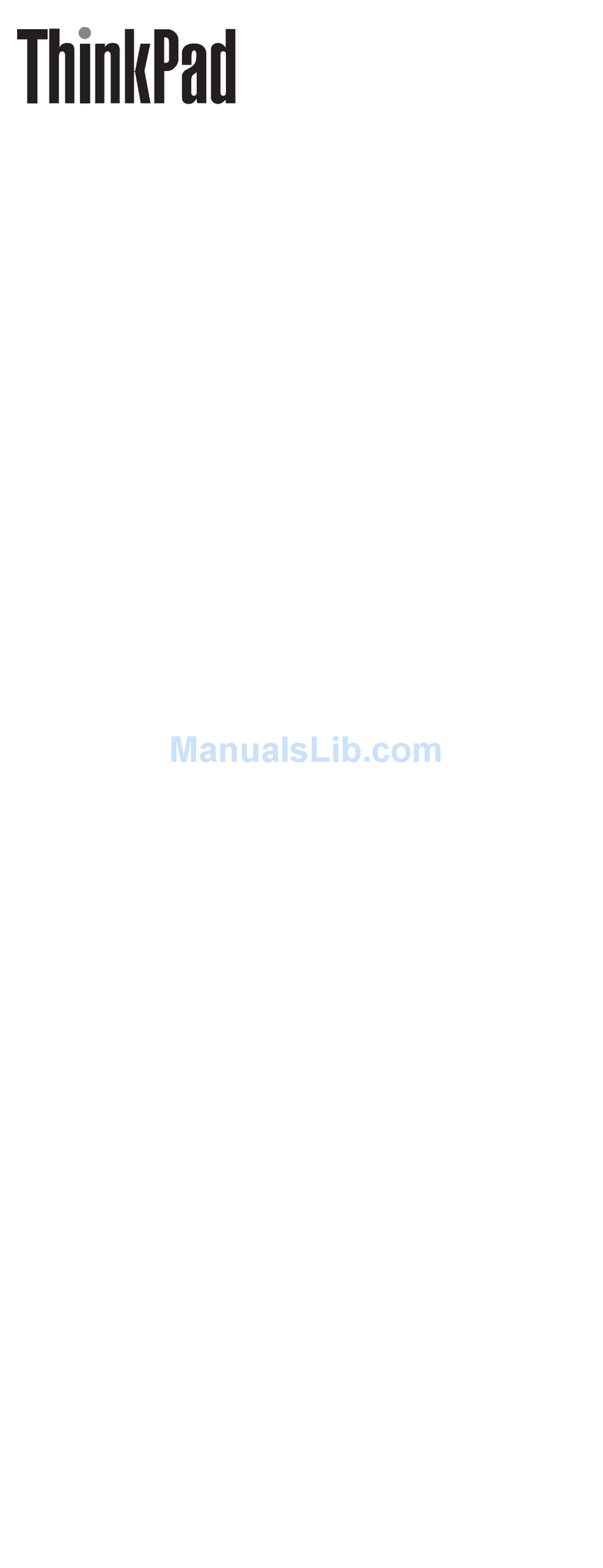 Lenovo ThinkPad Z60m 2529 Owner's manual