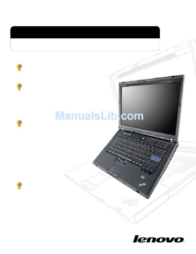 Lenovo ThinkPad R400 7439 brochure