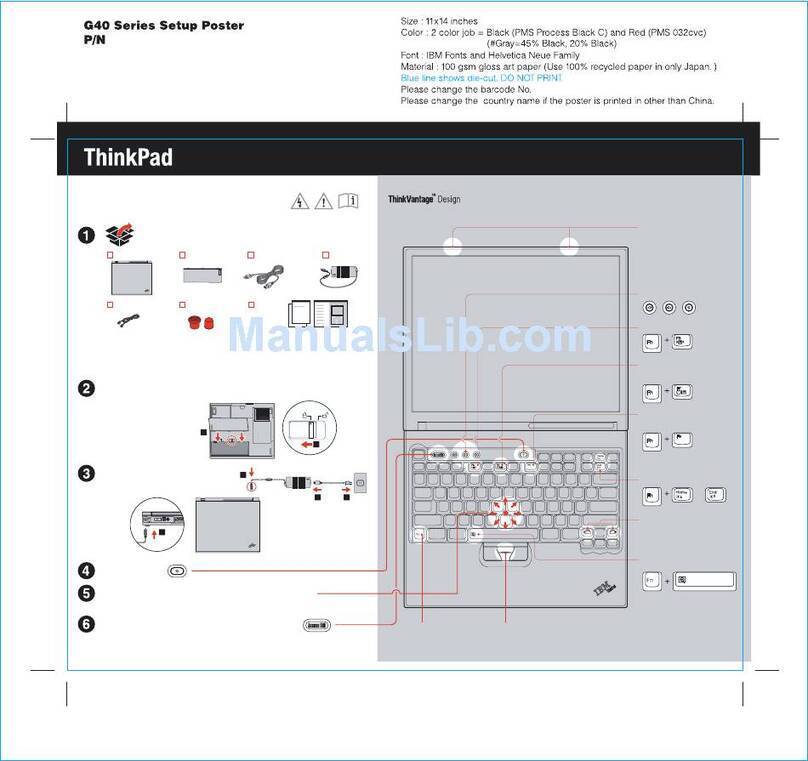 Lenovo ThinkPad G40 2388 install guide