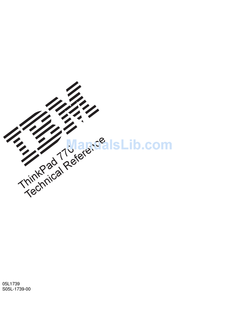 IBM ThinkPad 770 reference guide