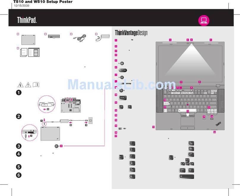 Lenovo ThinkPad T510 4314 User manual