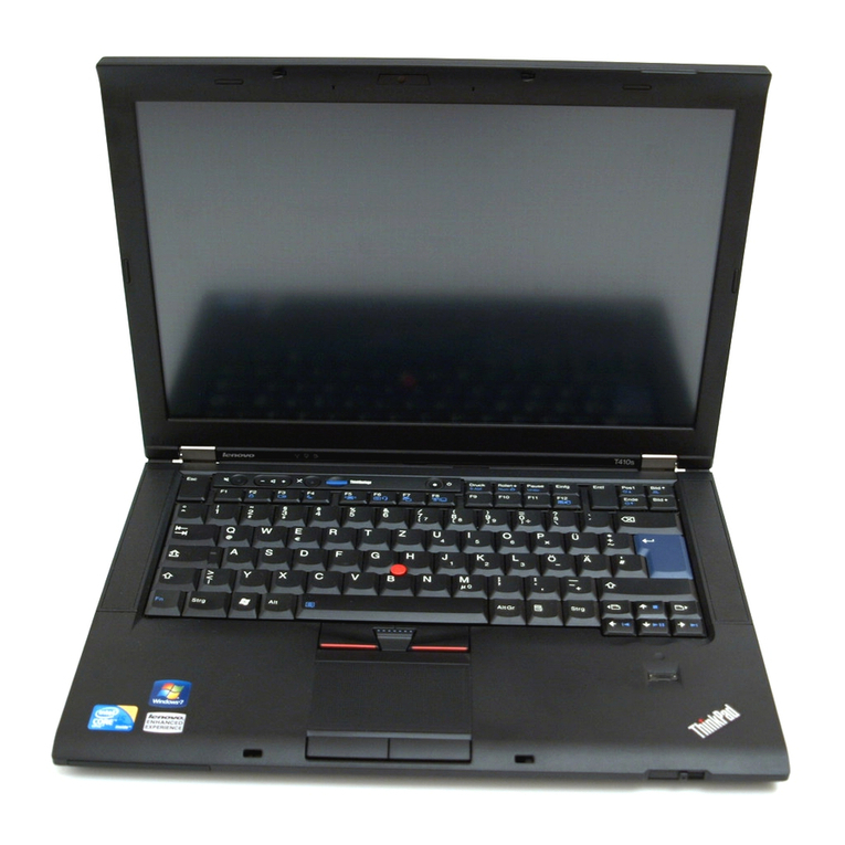 Lenovo ThinkPad T410s 2912 User manual
