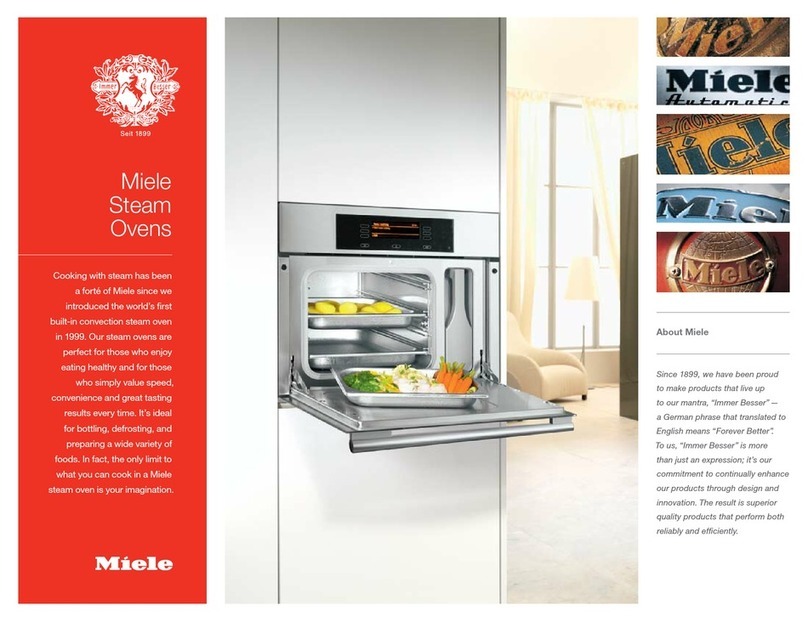 Miele DG4082 Specifications