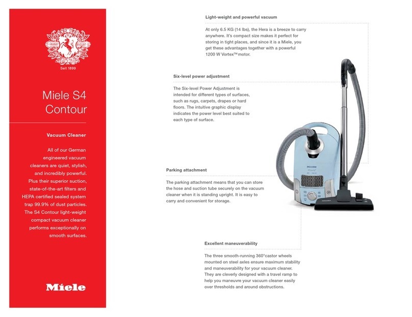 Miele S 4212 DuoFlex User manual