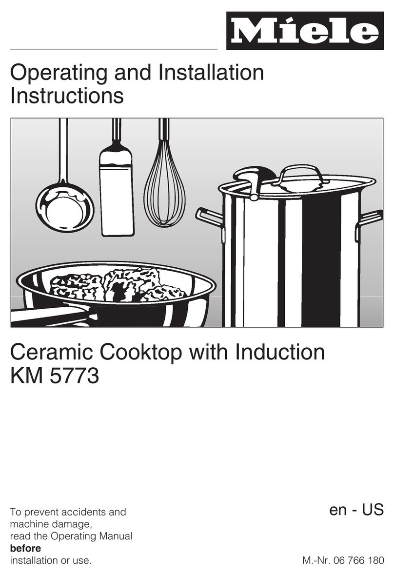 Miele KM 5773 User manual