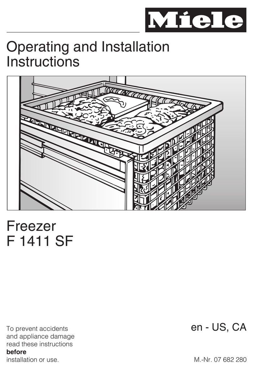 Miele Independence F1411SFSS OPERATING AND INSTALLATION Manual