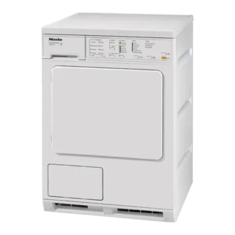 Miele VENTED DRYER T 1302 Manual