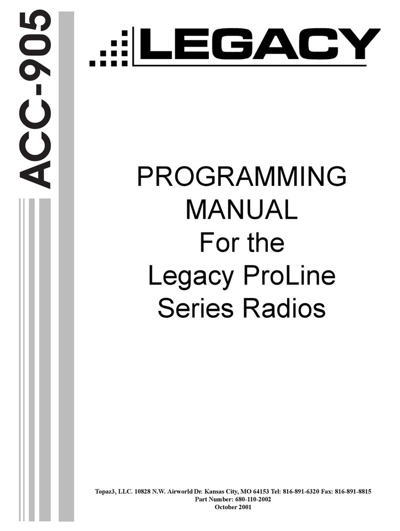 Legacy ACC-905CD Owner's manual