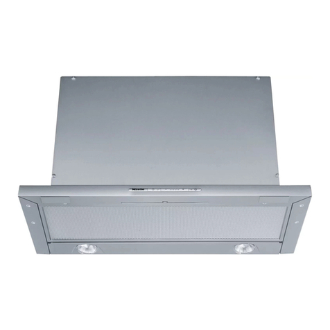Miele DA 3160 Dimensions