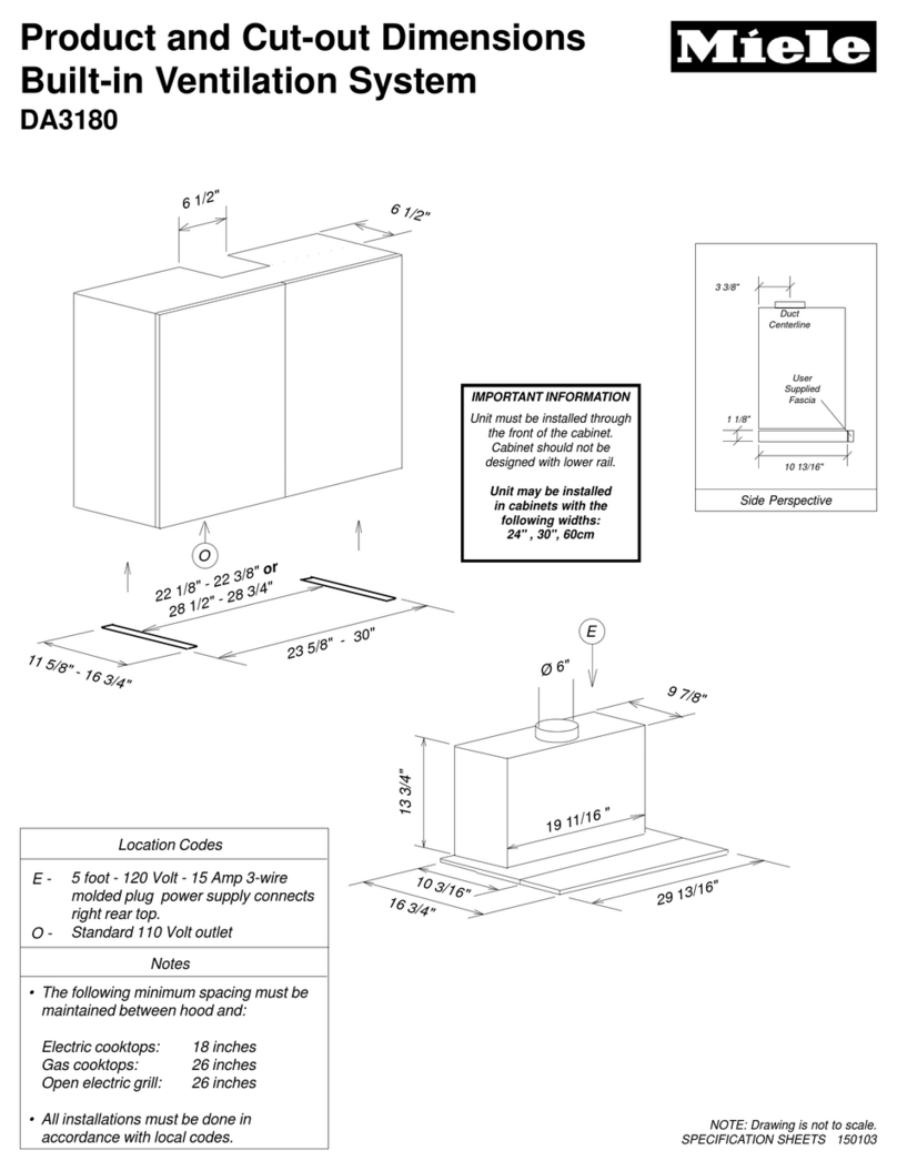Miele DA 3180 User guide