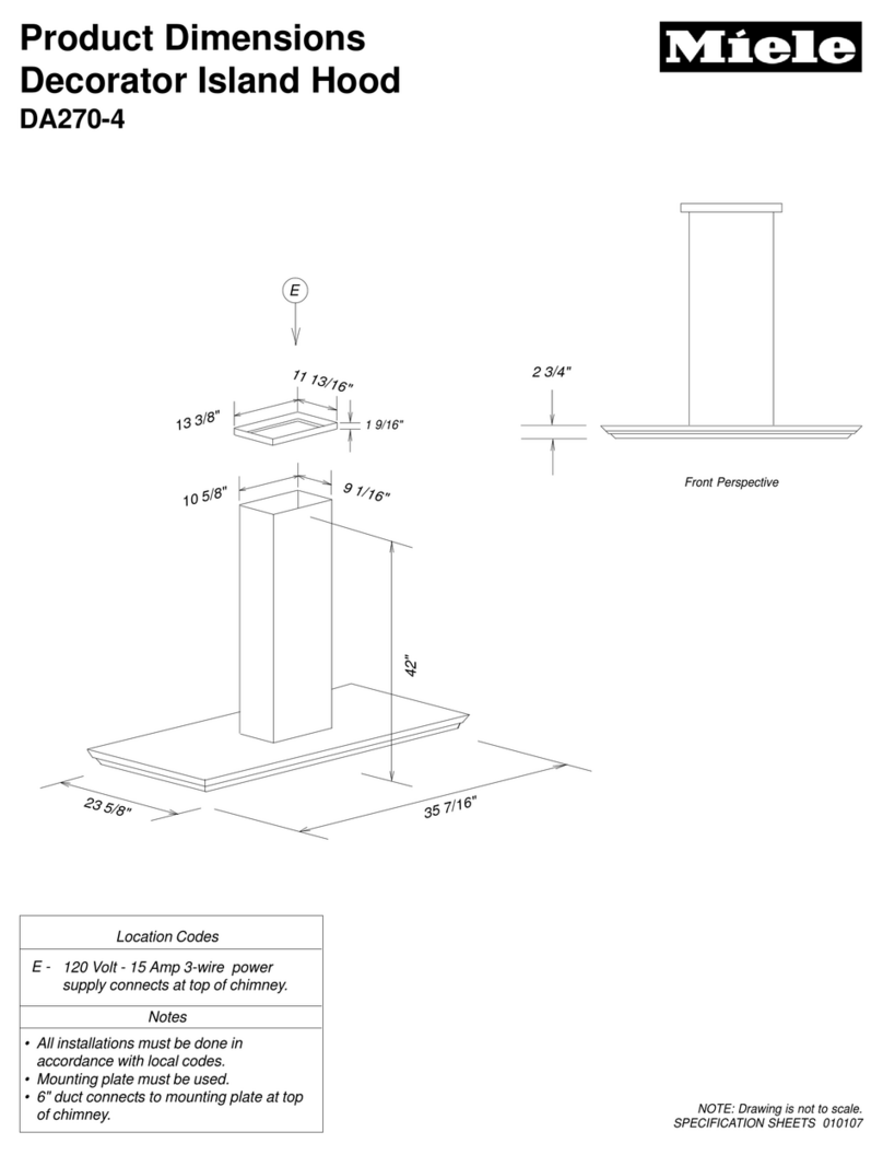 Miele DA 270-4 Parts list manual