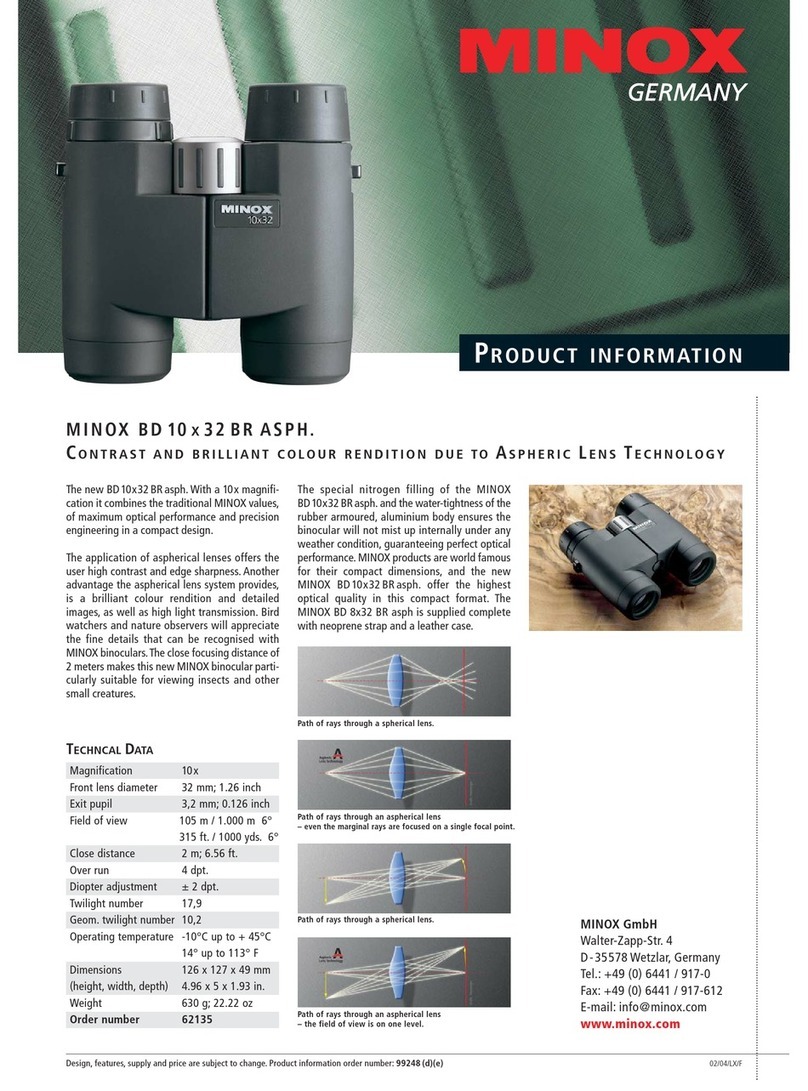 Minox BD 10x32 BR asph User manual