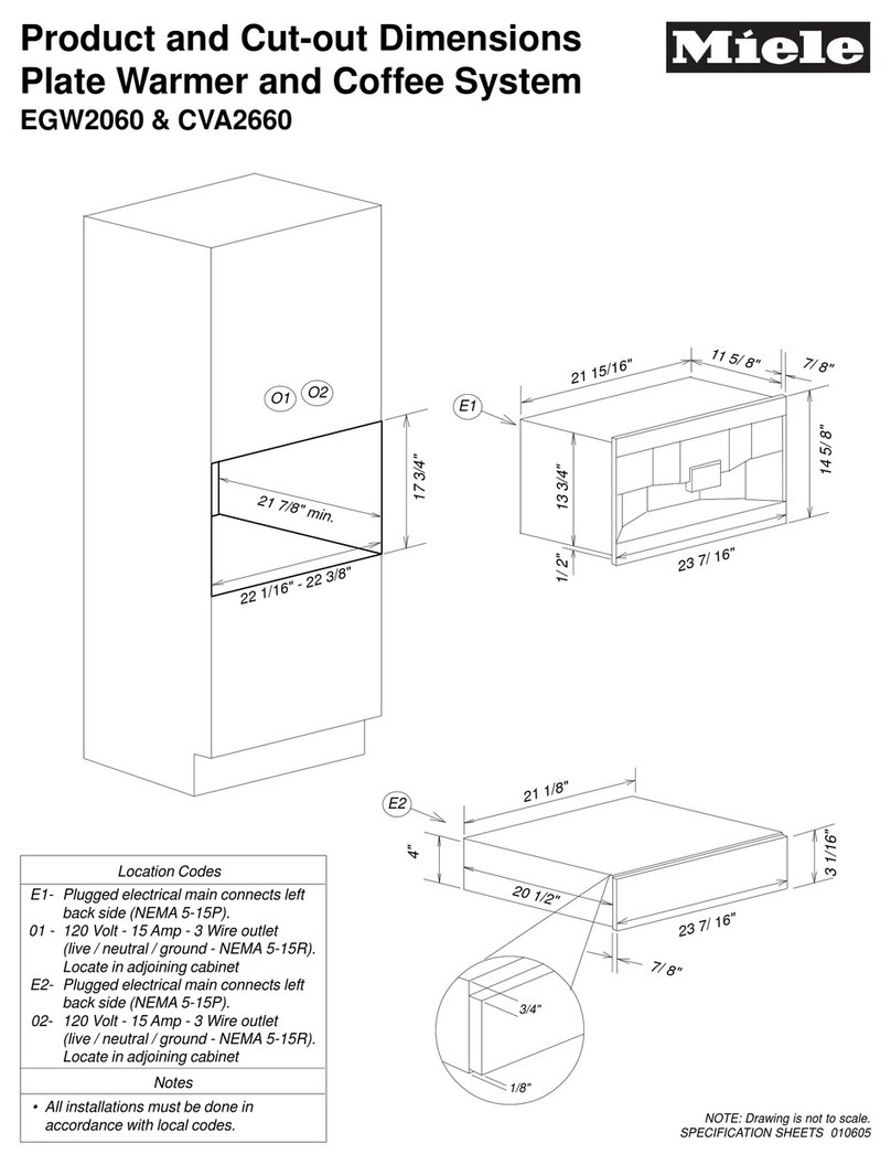 Miele CVA 2660 User guide