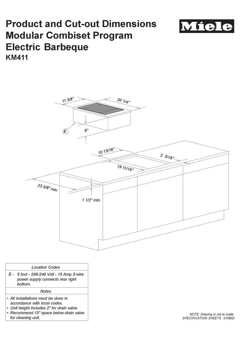 Miele KM 411 User guide