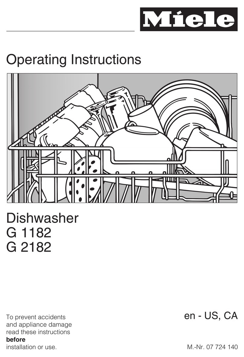 Miele G2182SC User manual