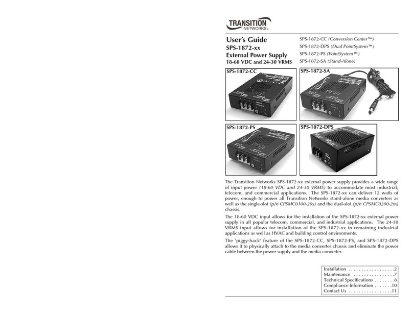 Transition Networks SPS-1872-CC User manual