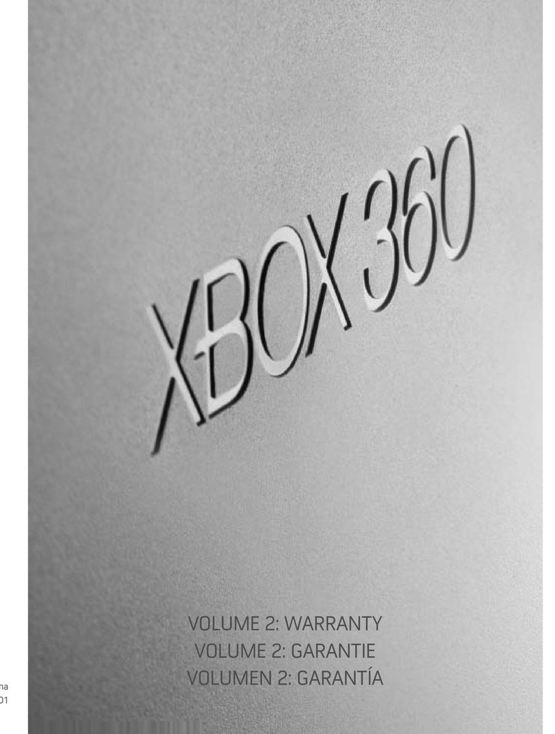 Microsoft Xbox 360 Parts list manual