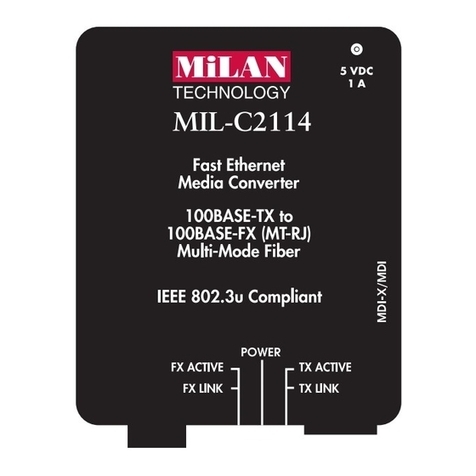MiLAN MIL-C2114 Series installation guide