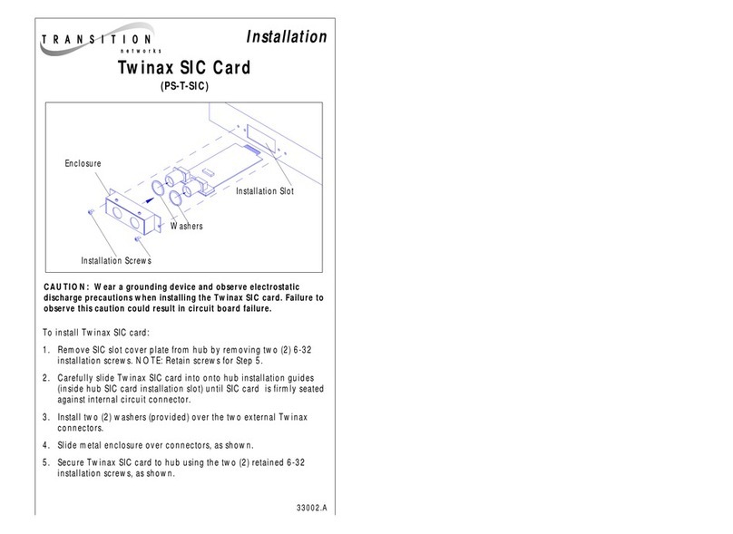 Transition Networks PS-T-SIC install guide