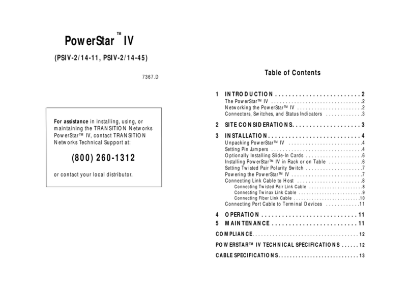 Transition Networks PSIV-2/14-11 User manual