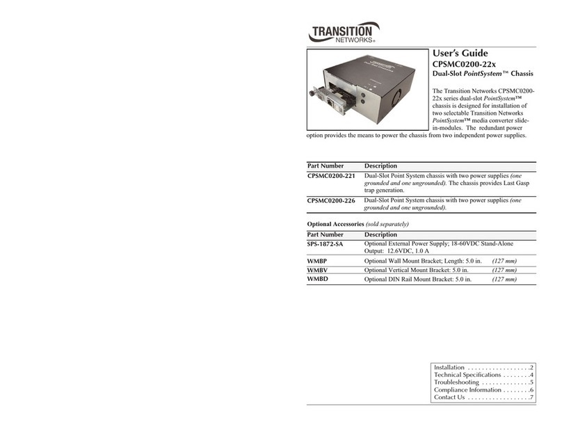 Transition Networks PointSystem CPSMC0200-221 User manual