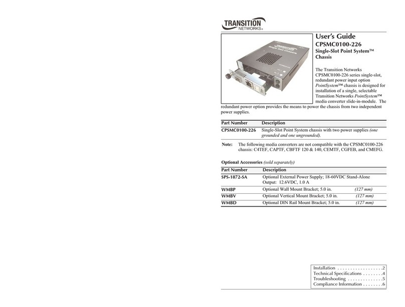 Transition Networks PointSystem CPSMC0100-226 User manual