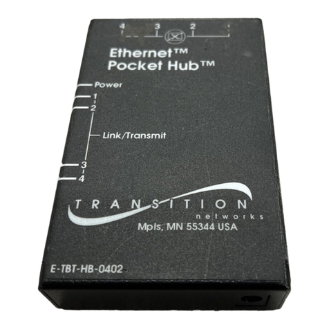 Transition Networks E-TBT-HB-0402 User manual Transition Networks E-TBT-HB-0402 User manual