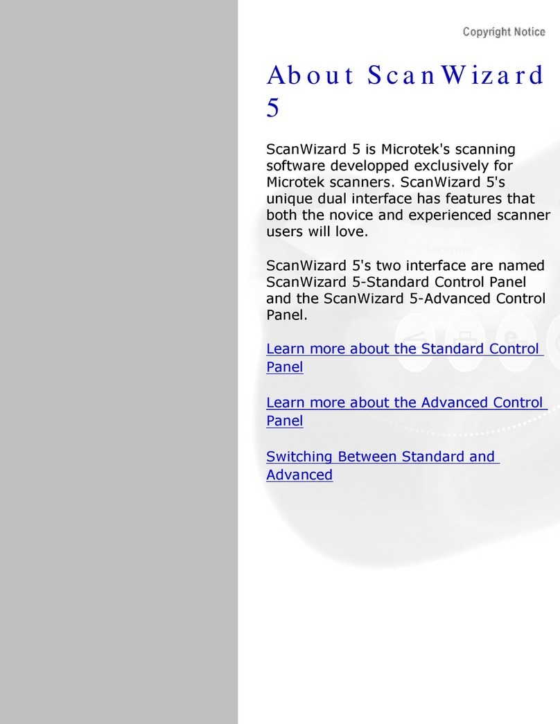 Microtek ScanMaker 3600 User manual