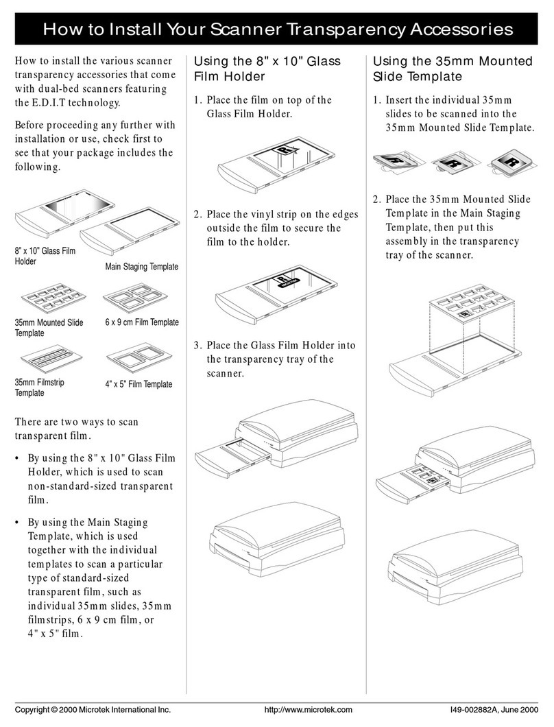 Microtek ScanMaker 8700 Pro User manual