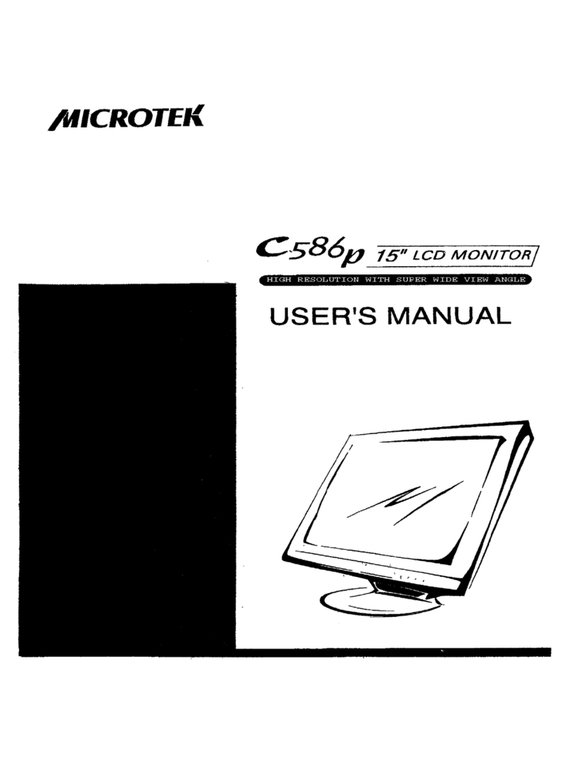 Microtek C586P User manual