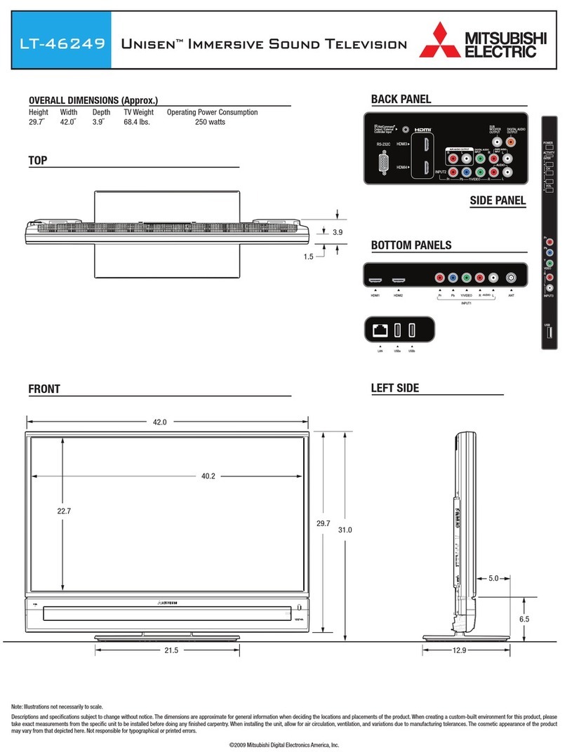 Mitsubishi Electric Unisen LT-46249 User guide