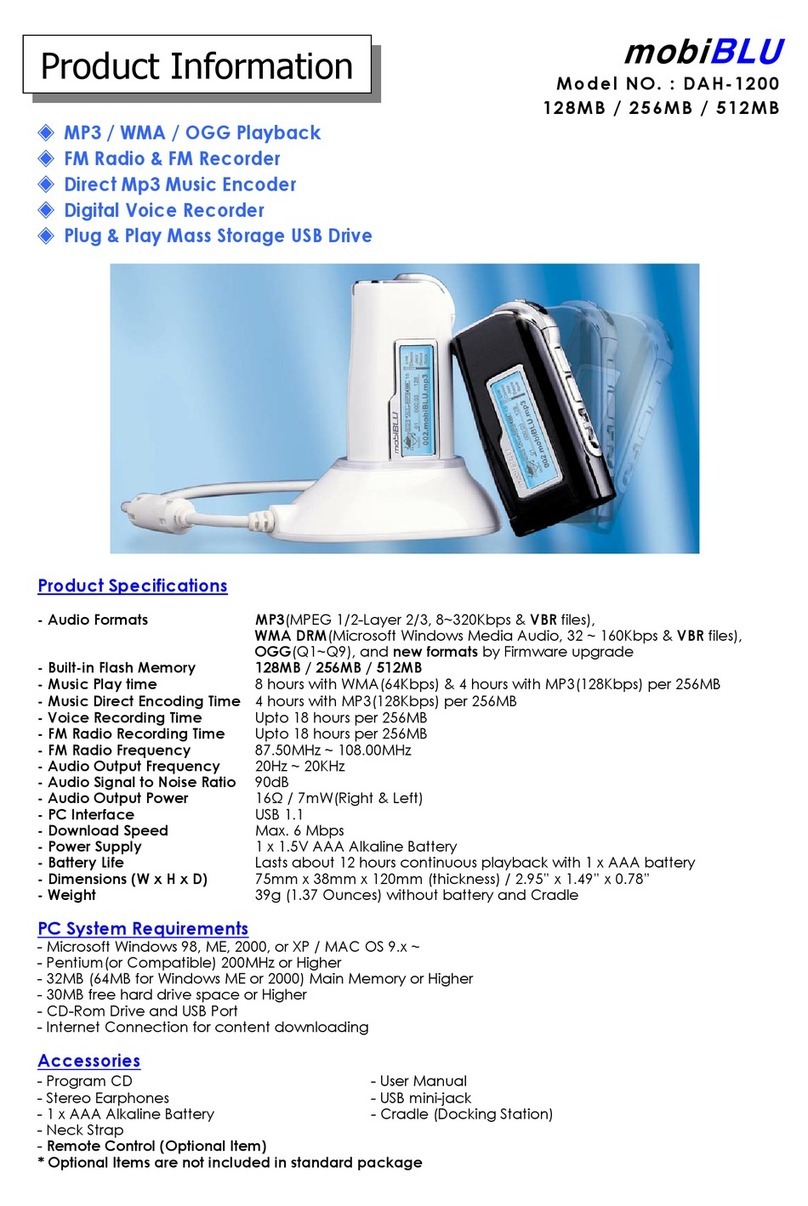 MobiBlu DAH-1200 User manual